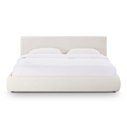 Isla Cream Upcycled Performance Linen Bed