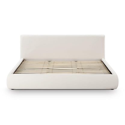 Isla Cream Upcycled Performance Linen Bed