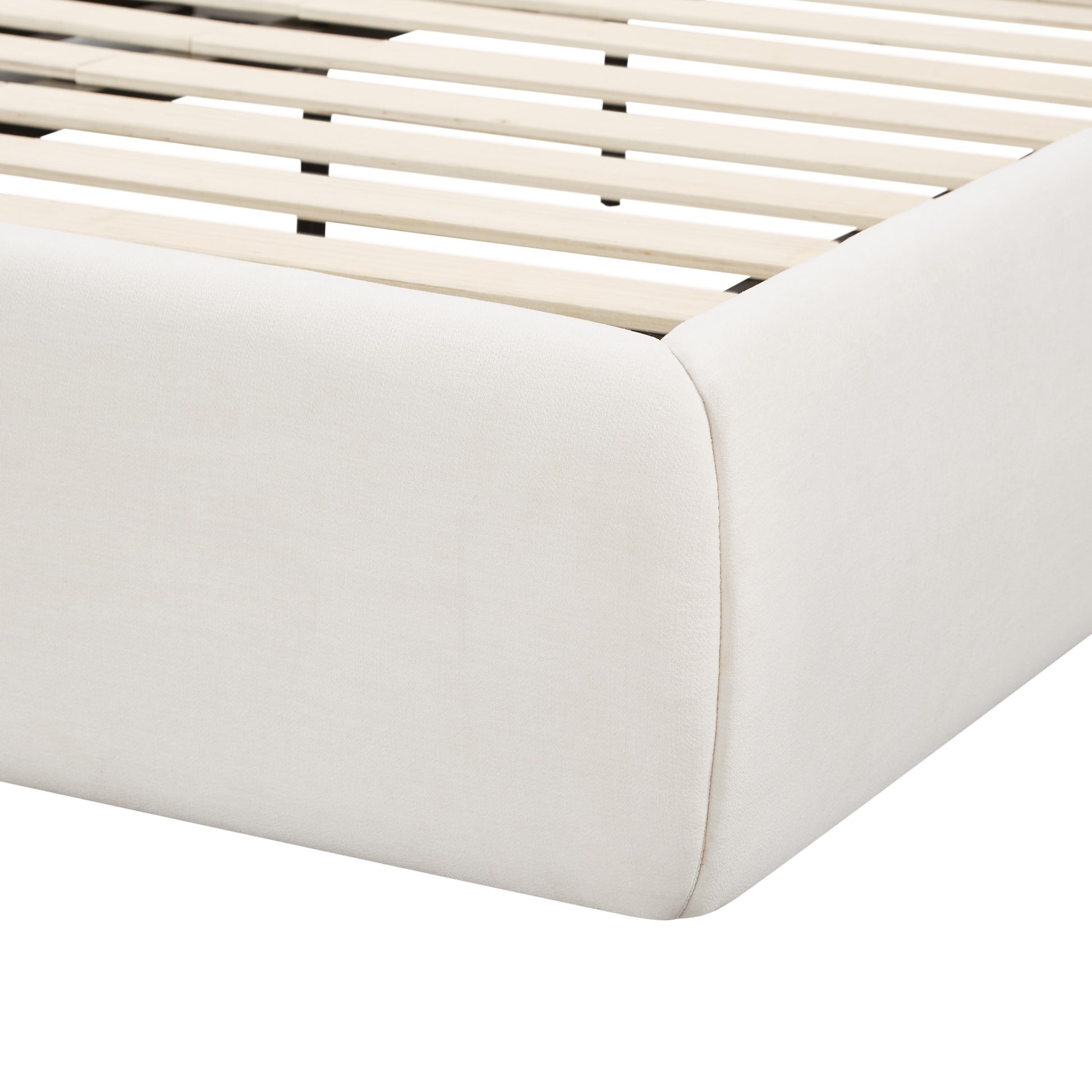 Isla Cream Upcycled Performance Linen Bed