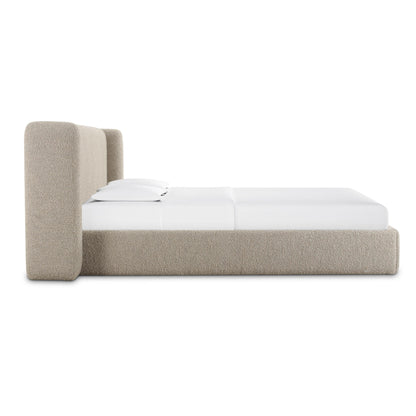 Babette Tan Contract-Grade Boucle Bed