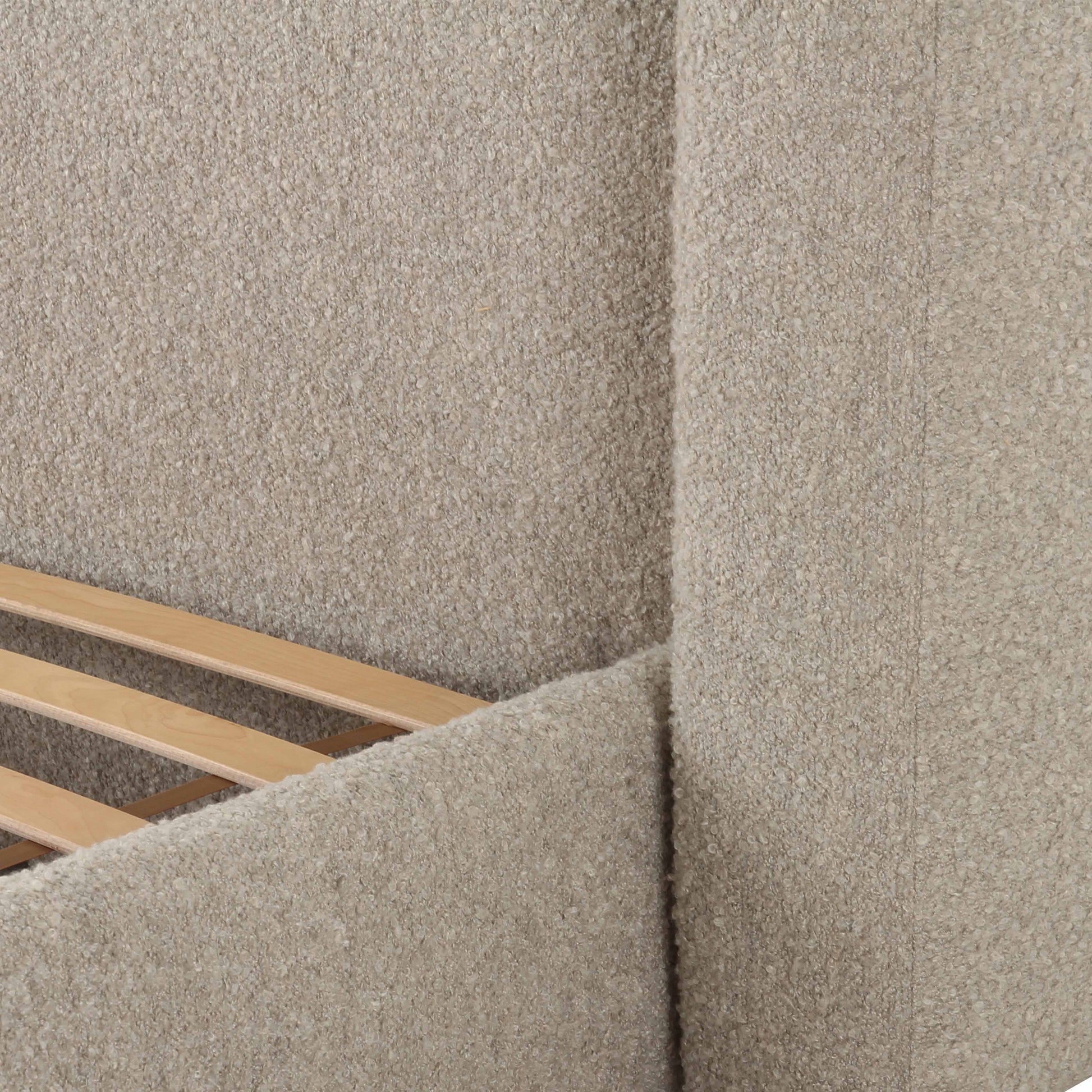 Babette Tan Contract-Grade Boucle Bed