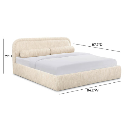Murielle Textured Performance Boucle Bed