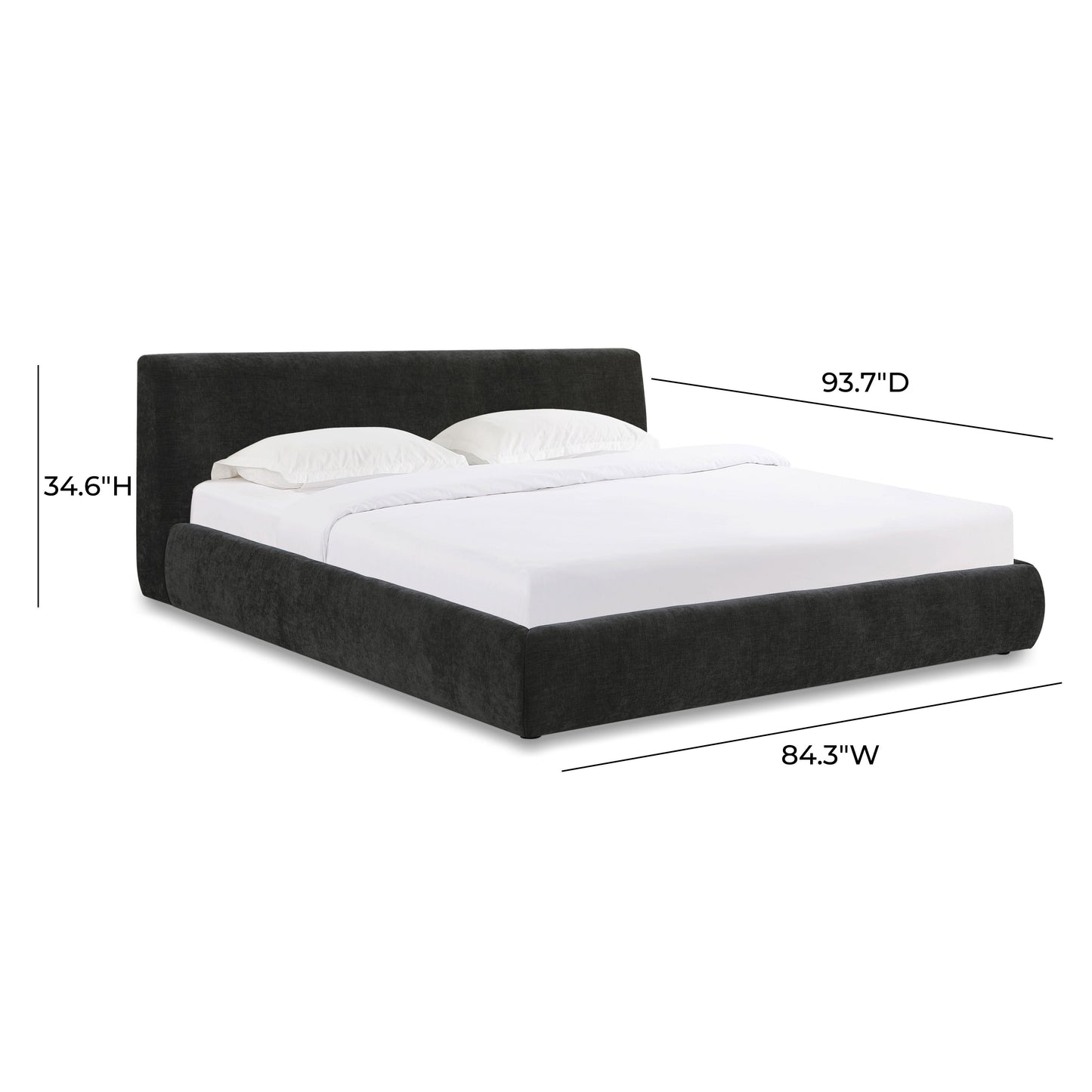Isla Textured Performance Velvet Bed