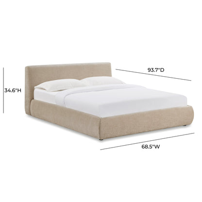 Isla Textured Performance Velvet Bed