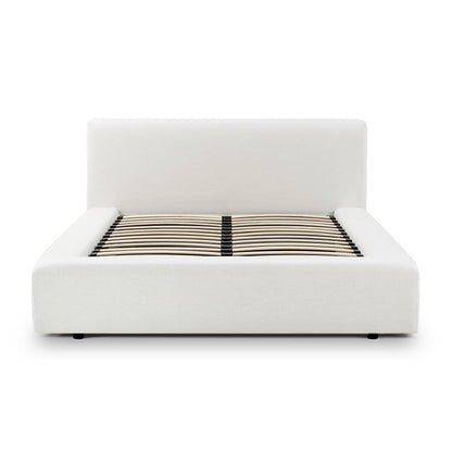 Meena Cream Upcycled Performance Linen Storage Bed