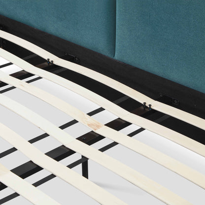 Mel Performance Faux Mohair Velvet Bed
