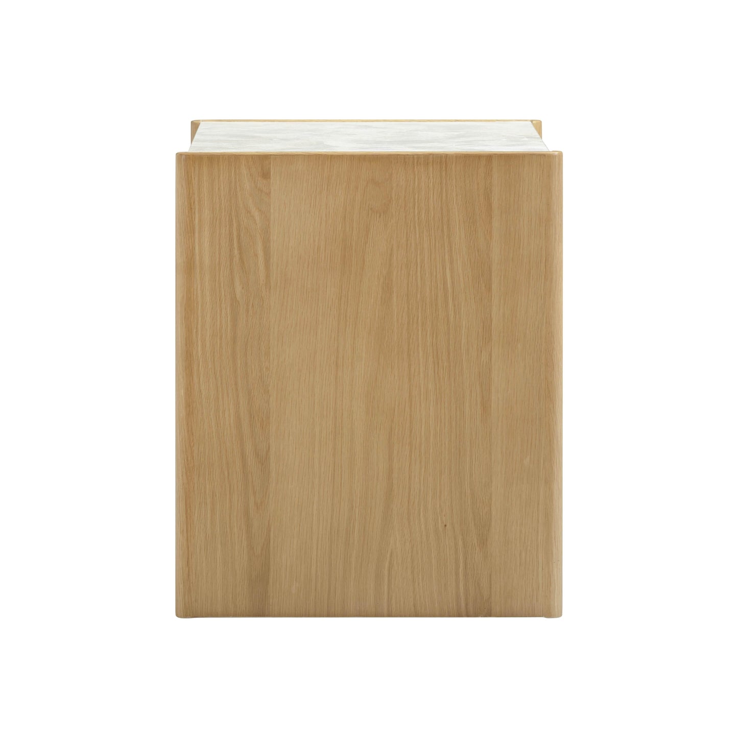 Paige 26" Natural Oak 2-Drawer Nightstand