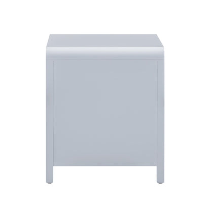 Patty 28" Rattan 2 Drawer Nightstand