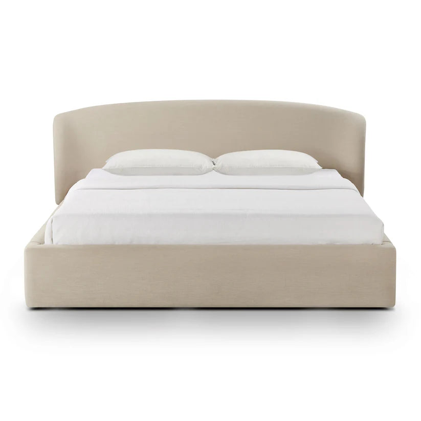 Corey Upcycled Linen Storage Bed