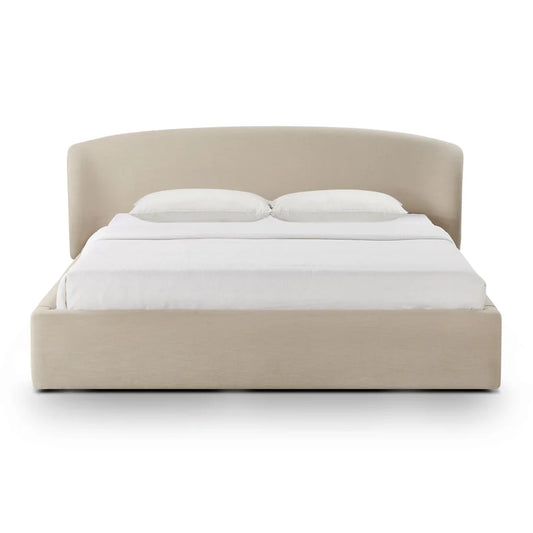 Corey Upcycled Linen Storage Bed