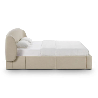 Corey Upcycled Linen Storage Bed