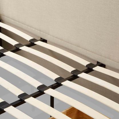 Corey Upcycled Linen Storage Bed