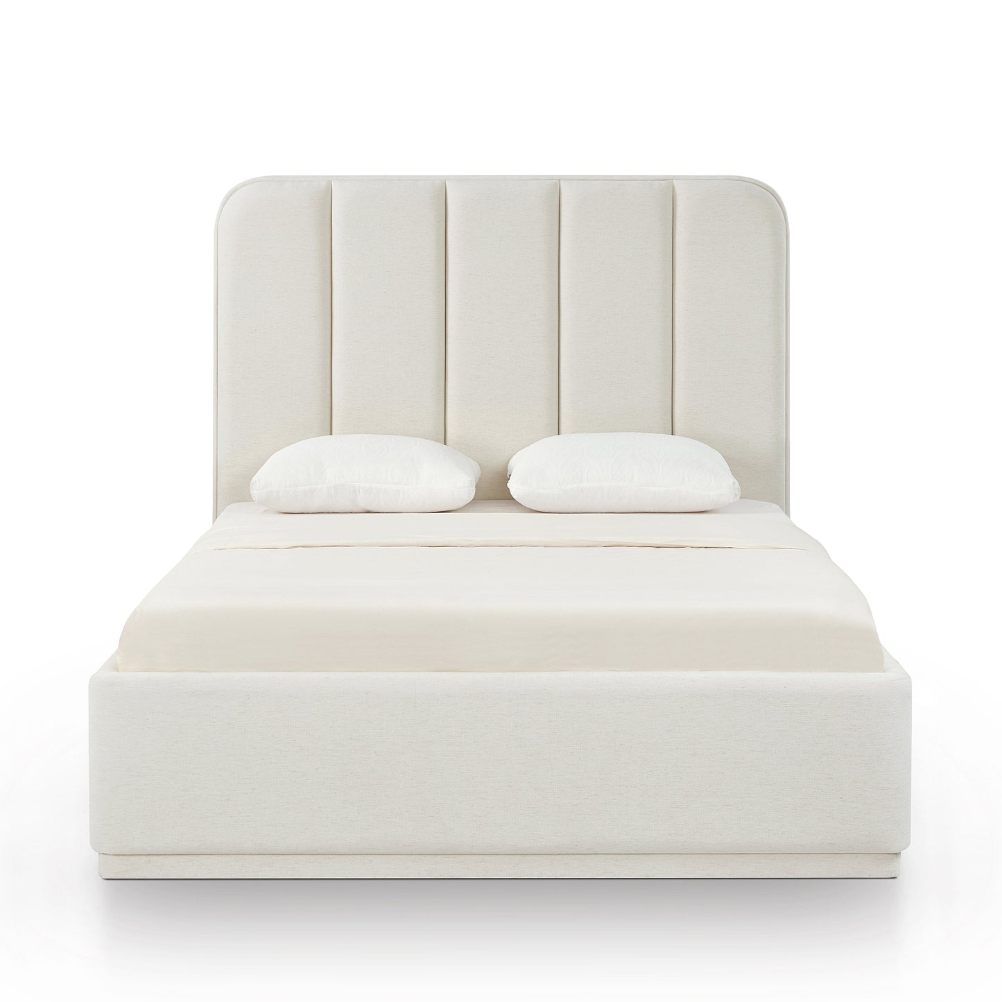 Parker Chenille Bed - Cream / Queen