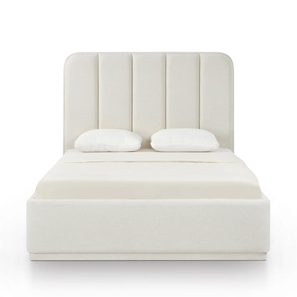 Parker Chenille Bed - Cream / Queen