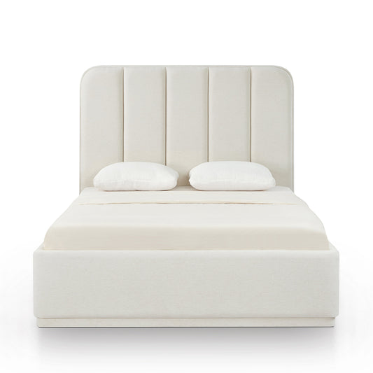 Parker Chenille Bed - Cream / Queen