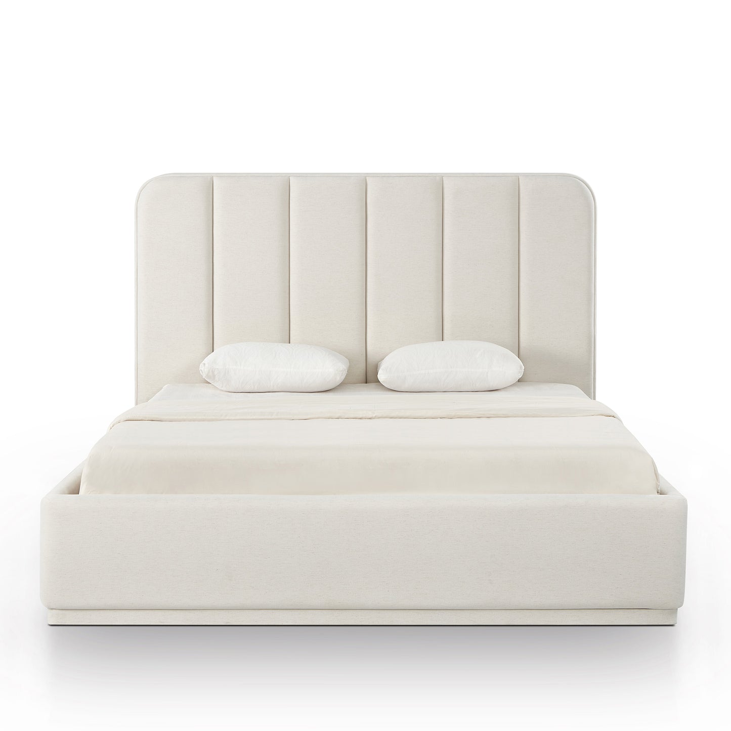 Parker Chenille Bed - Cream / King
