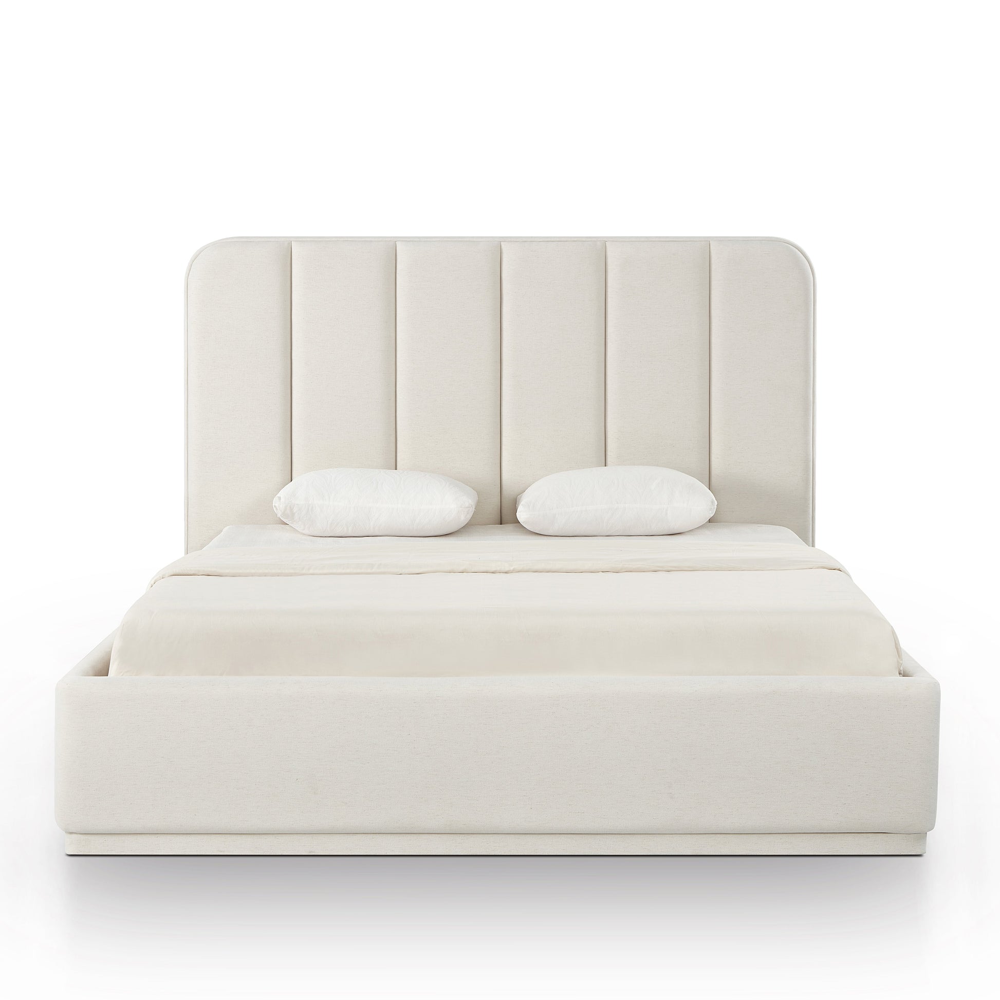 Parker Chenille Bed - Cream / King