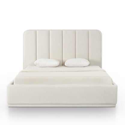 Parker Chenille Bed - Cream / King