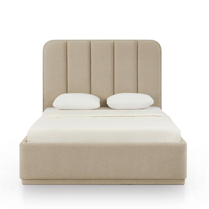 Parker Chenille Bed - Tan / Queen