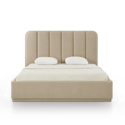 Parker Chenille Bed - Tan / King