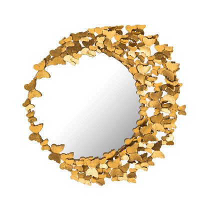 Butterfly 32.5"X31.5" Gold Mirror - Default Variant