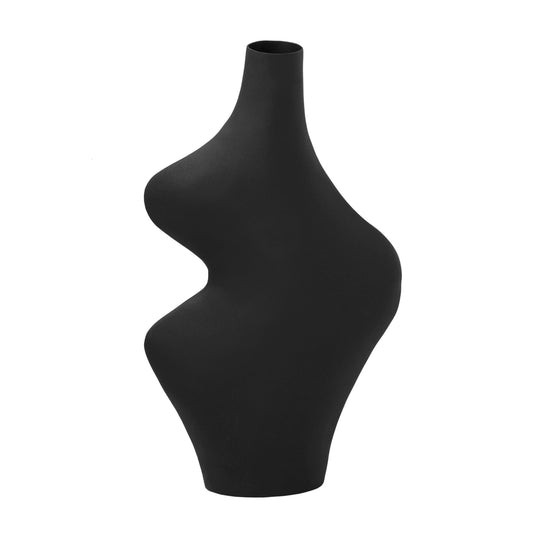 Tarri Black Steel Vase - Default Variant