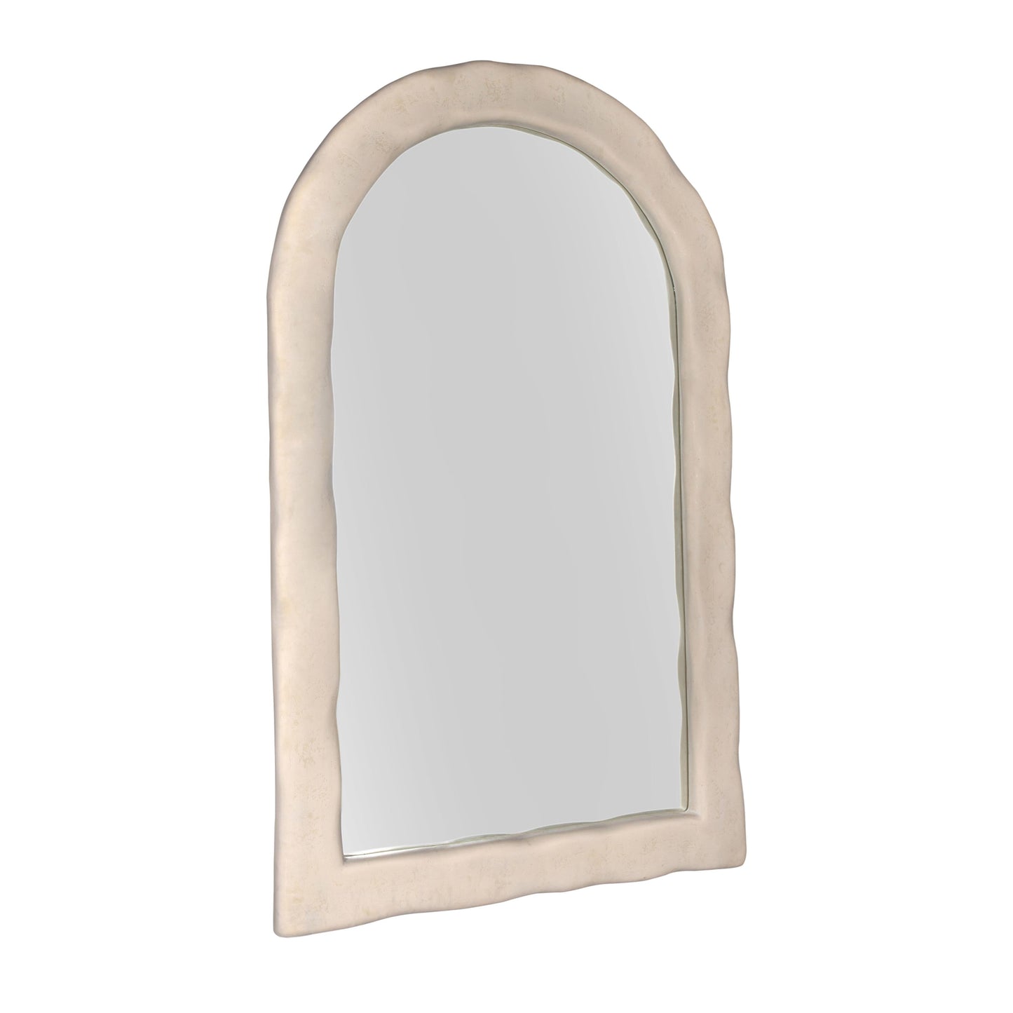 Kaia 48"X79" Cream Textured Floor Mirror - Default Variant