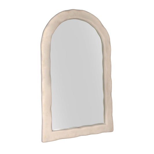 Kaia 48"X79" Cream Textured Floor Mirror - Default Variant