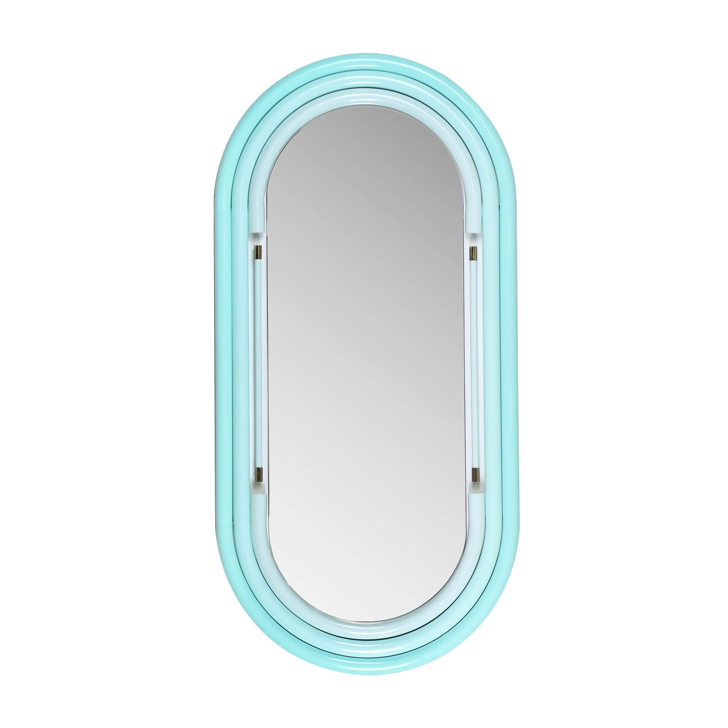 Neon Oval Wall Mirror (26"X50"-28"X58")