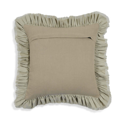 Alessia 20.5" Distressed Velvet Square Throw Pillow