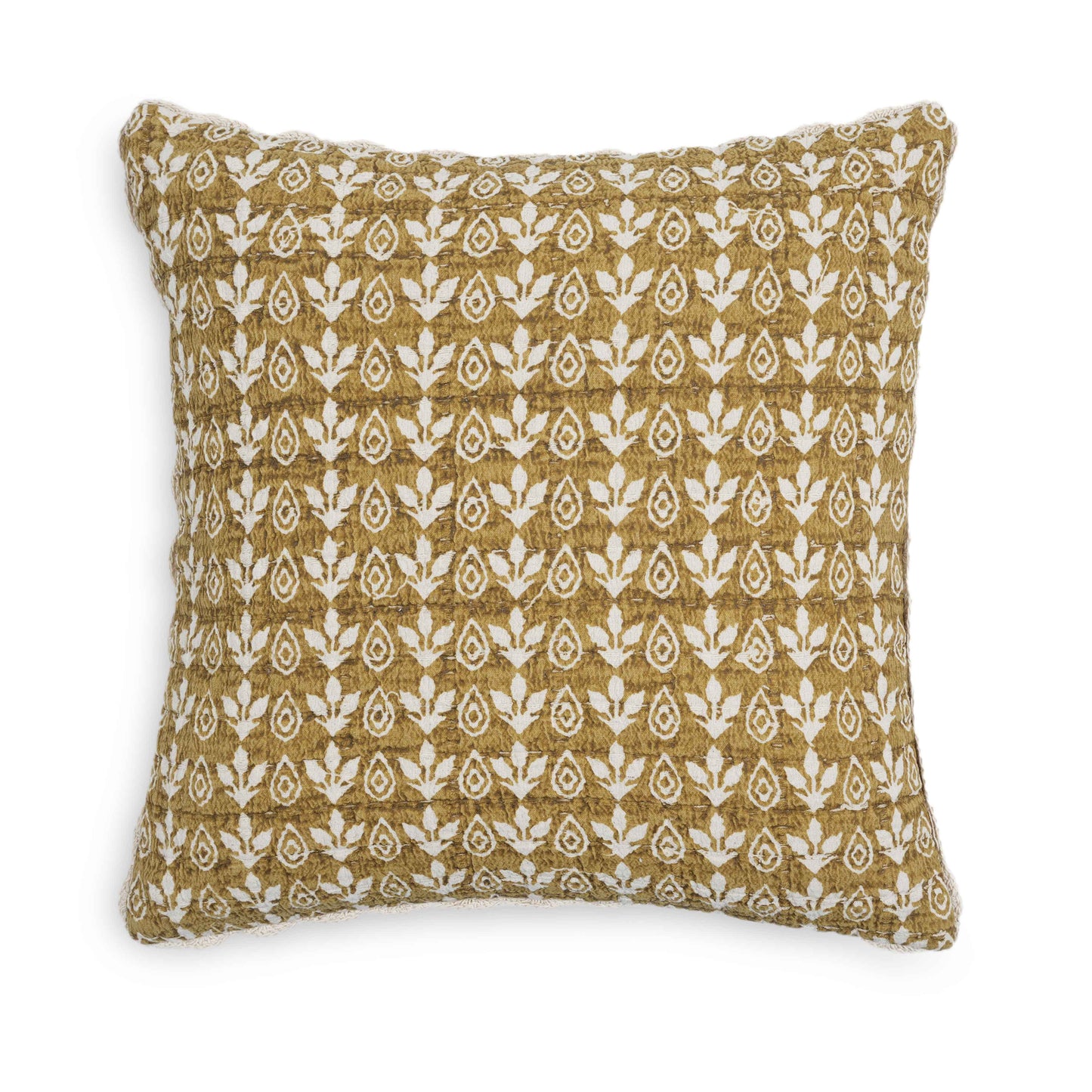 Harvest 20" Printed Cotton Throw Pillow Cover - With Insert