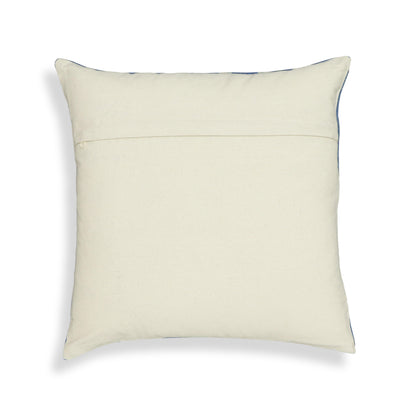 Indigo Dots 20" Cotton Square Throw Pillow Cover