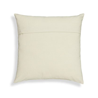 Tulip 20" Embroidered Floral Wool Square Throw Pillow Cover