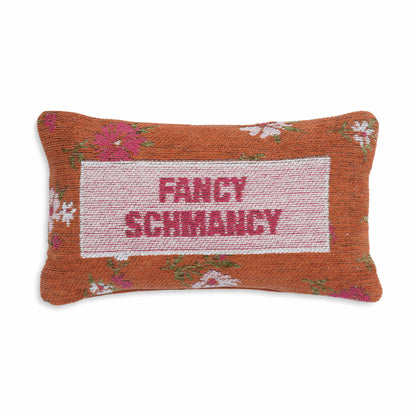 Fancy Schmancy 15"X9" Jacquard Cotton Throw Pillow - Default Variant