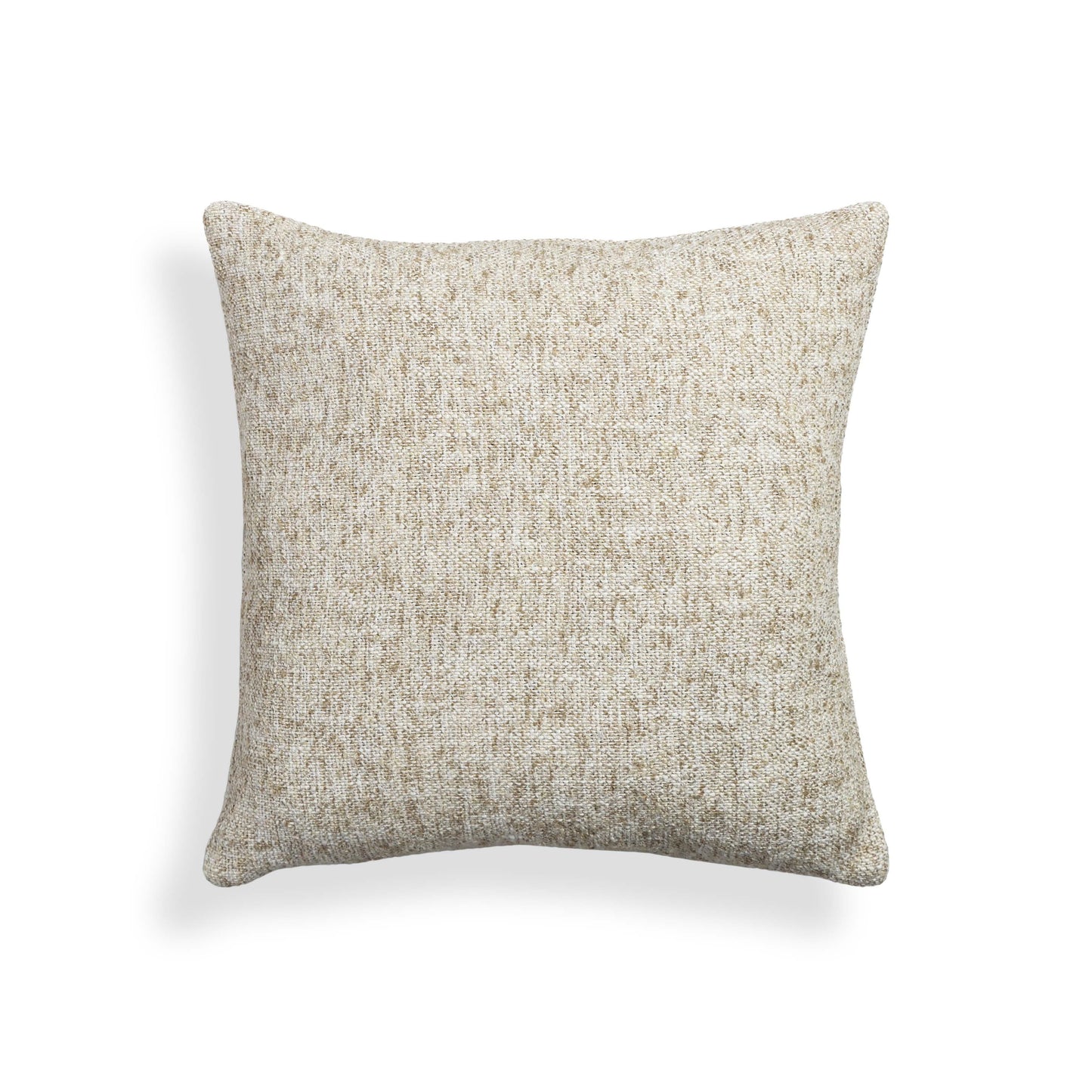 Poh 16" Boucle Square Throw Pillow - Washed Beige / With Insert