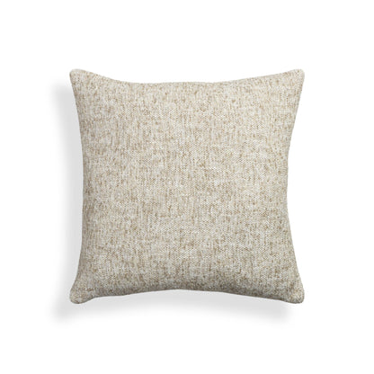 Poh 16" Boucle Square Throw Pillow - Washed Beige / With Insert