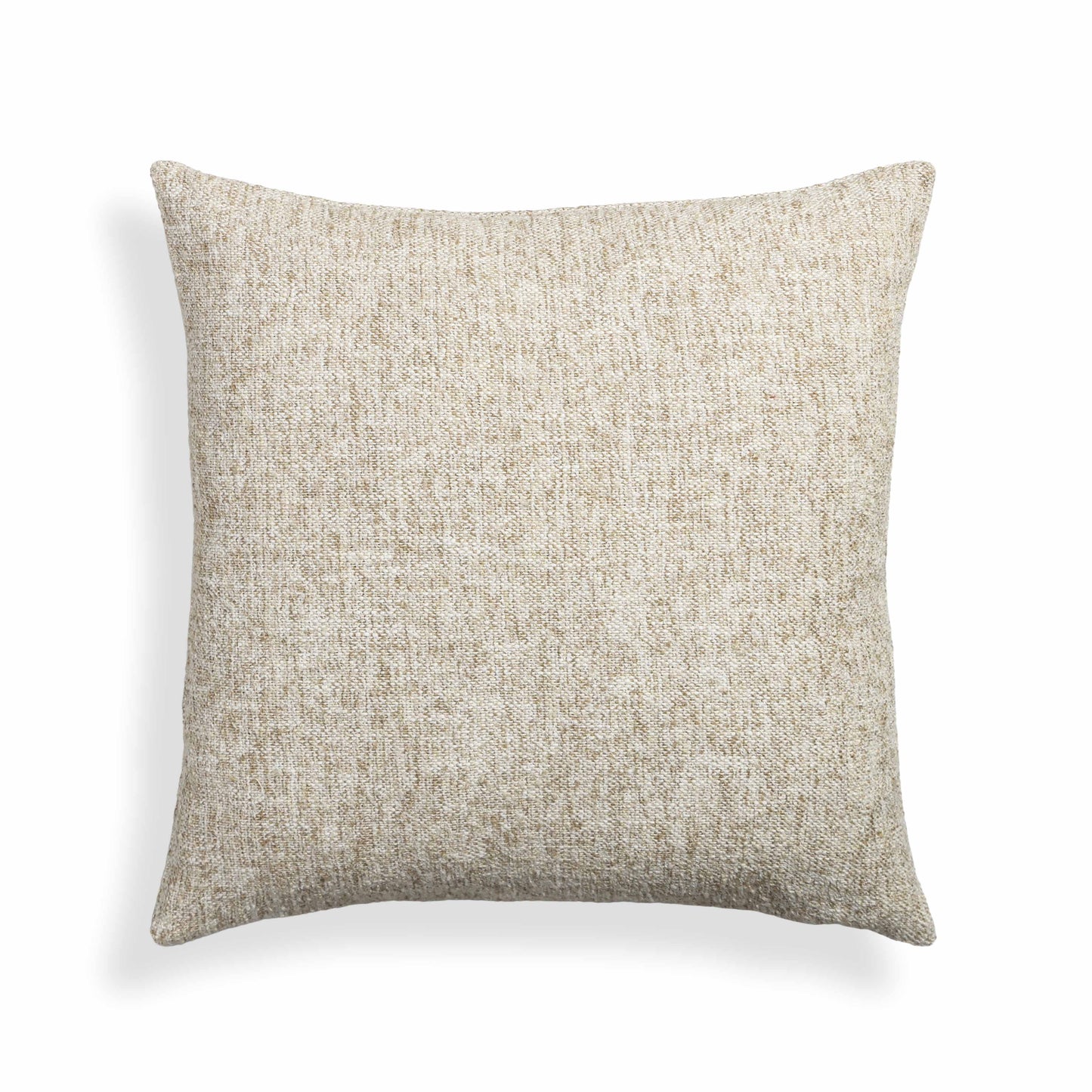 Poh 20" Boucle Square Throw Pillow - Washed Beige / With Insert