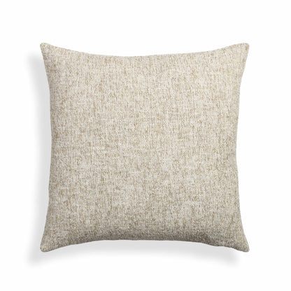 Poh 20" Boucle Square Throw Pillow - Washed Beige / With Insert