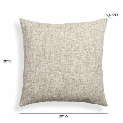 Poh 20" Boucle Square Throw Pillow
