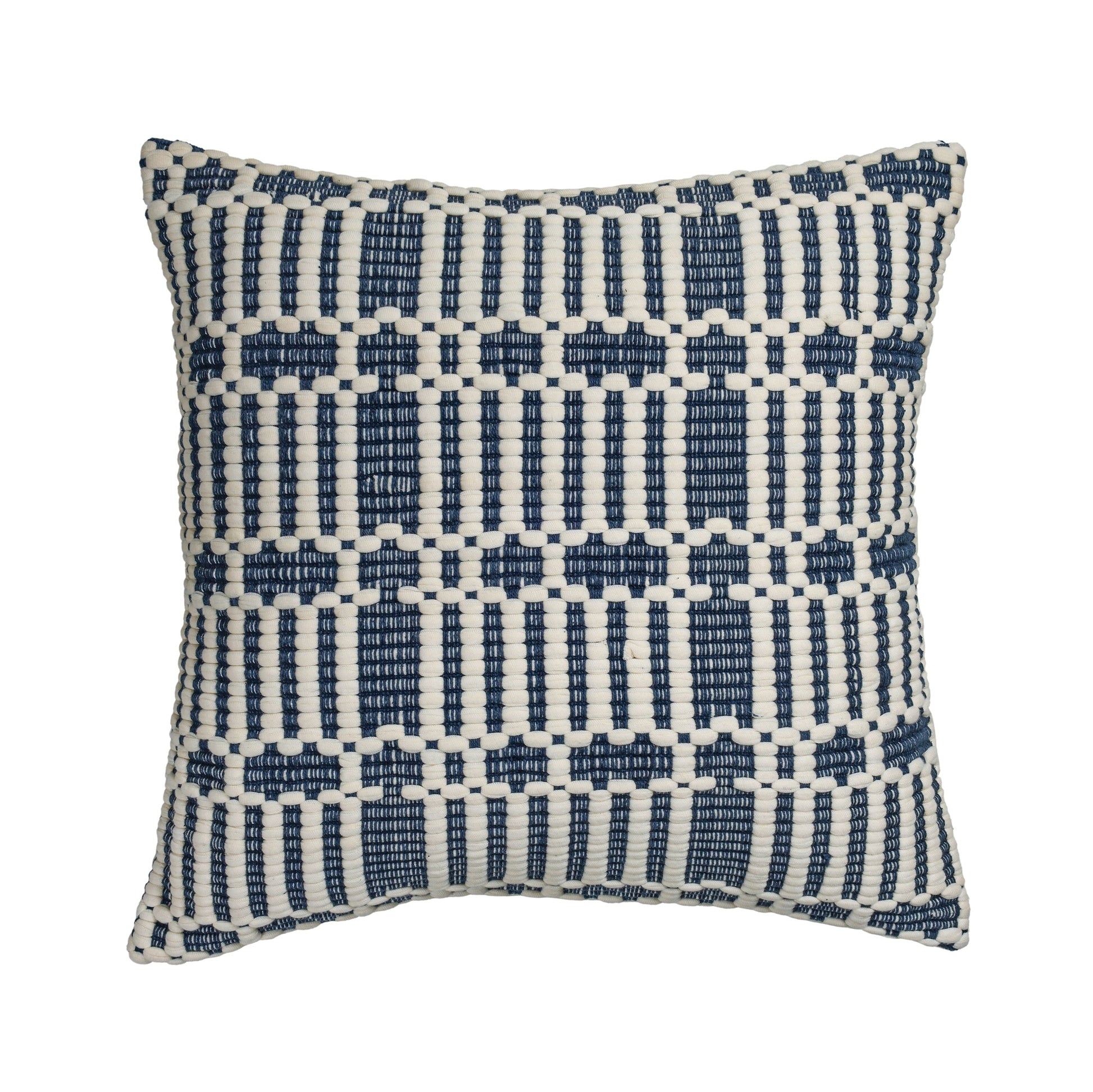 Maresh 20" Square Woven Throw Pillow - Ocean / Pillow Cover Only