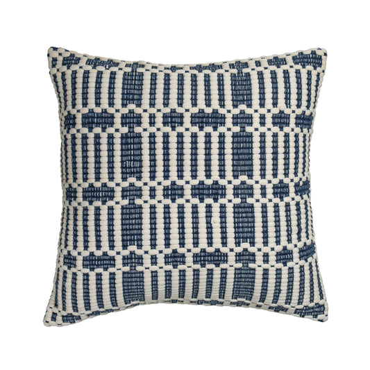 Maresh 20" Square Woven Throw Pillow - Ocean / Pillow Cover Only