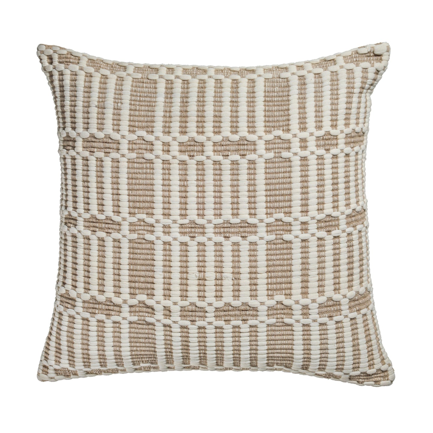 Maresh 20" Square Woven Throw Pillow - Cloud / With Insert