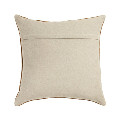 Terra 20" Square Wool and Jute Kilim Throw Pillow