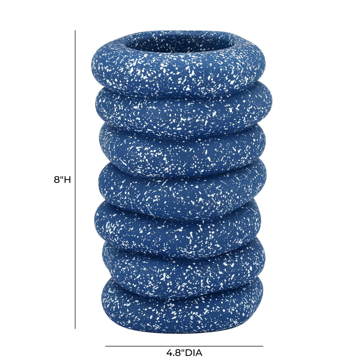 Gabby Speckled Cairn Vase