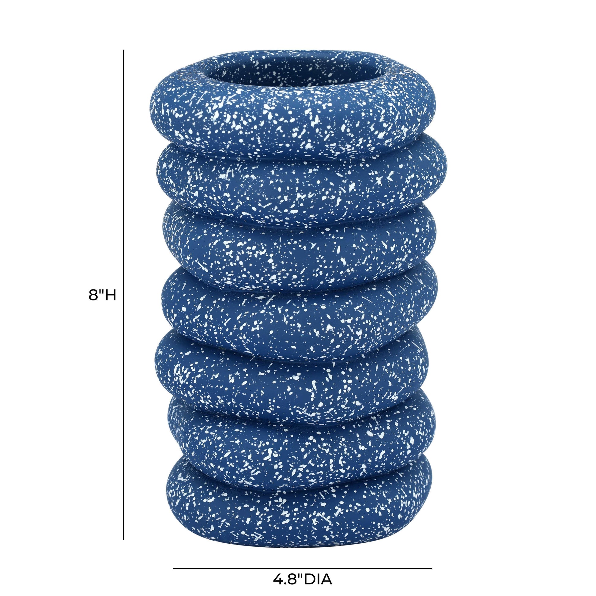 Gabby Speckled Cairn Vase