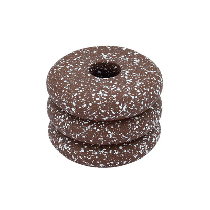 Gabby Speckled Stacked Candleholder