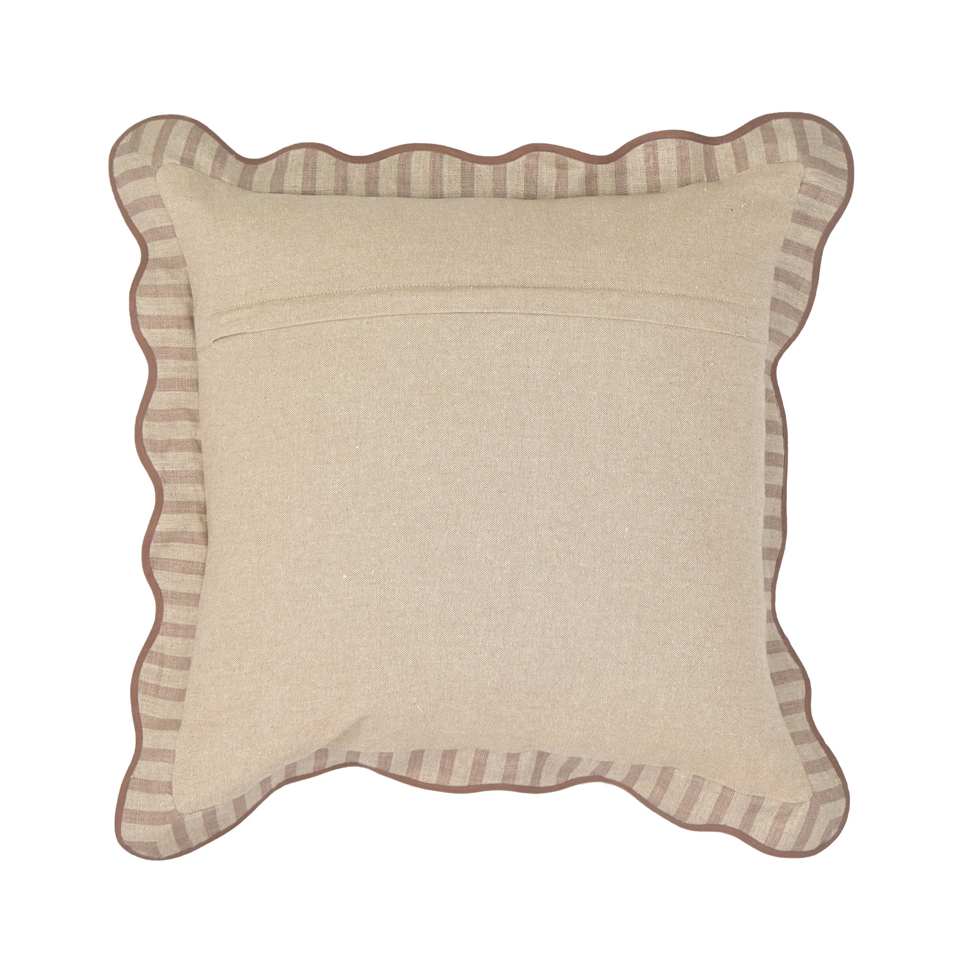 Striped 20" Linen Throw Pillow