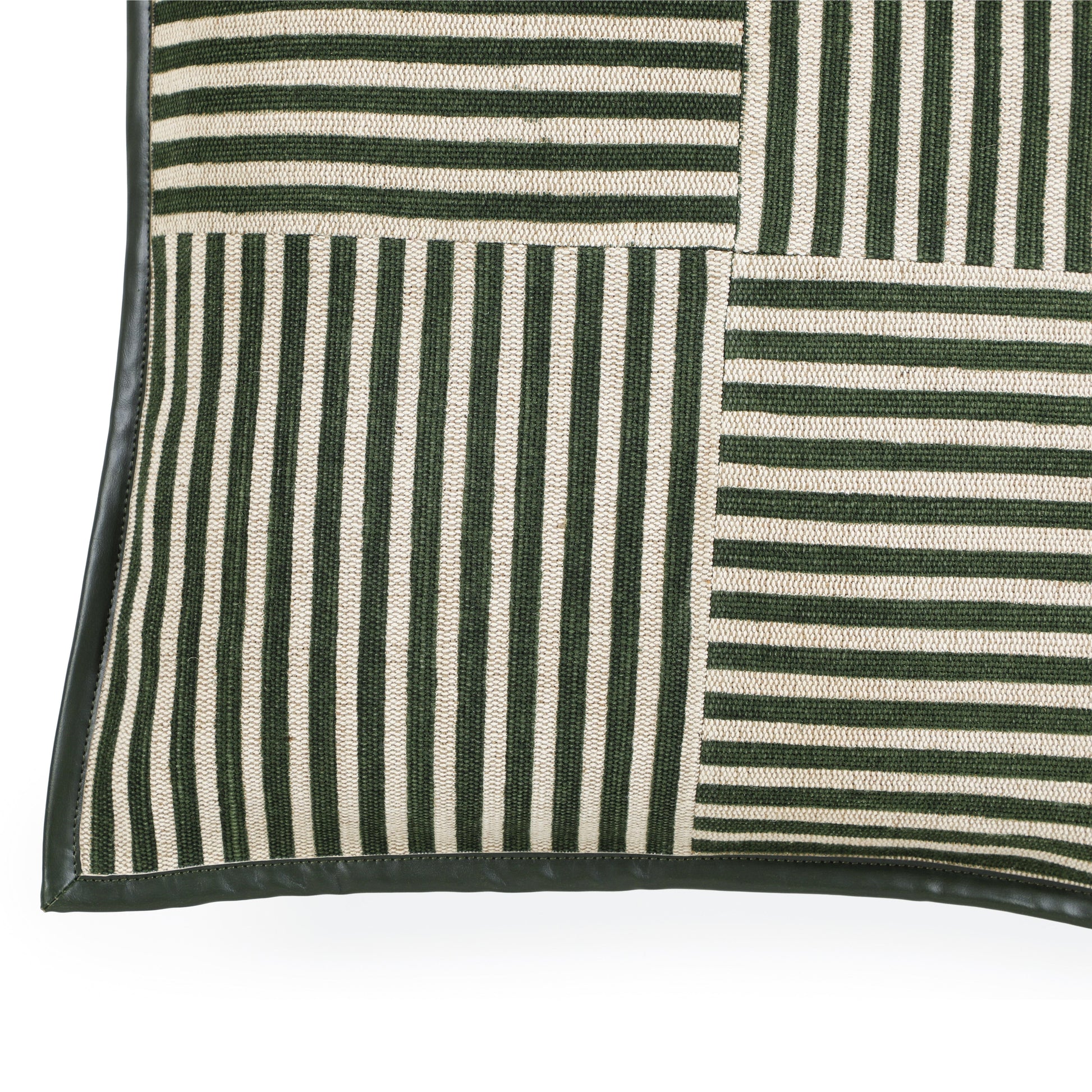 Kora 20" Cotton Jute Contract-Grade Throw Pillow