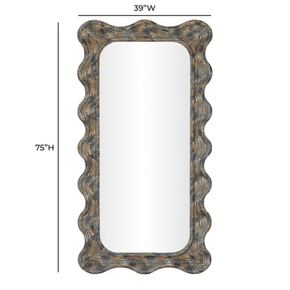 Charlene 39"X75" Squiggle Wall Mirror