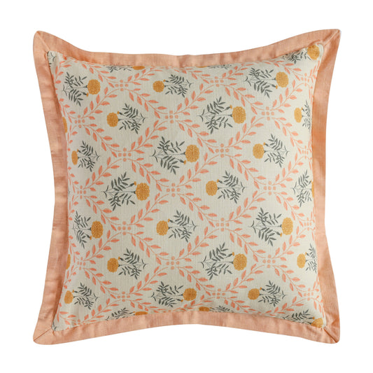 Dolce 20" Blush Pink Natural Cotton Throw Pillow - Pillow Cover Only